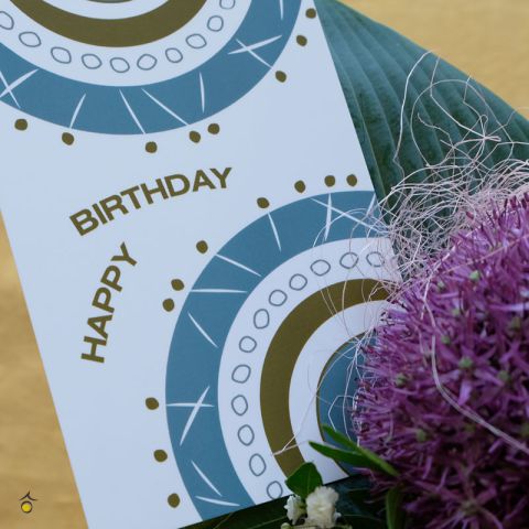 Postkarte Happy Birthday